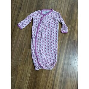 Magnetic Me Baby Girls Newborn 0-3 Pink Sleep Gown Sleeper VGC